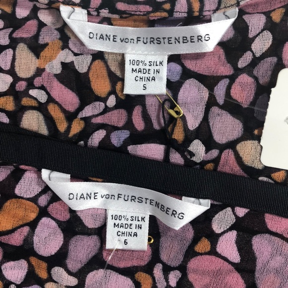 NWT = DIAN von FURSTENBERG , Top & Skirt, Size S&6 - Picture 8 of 8